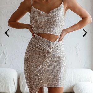 Stunning NWT Sequin Dress